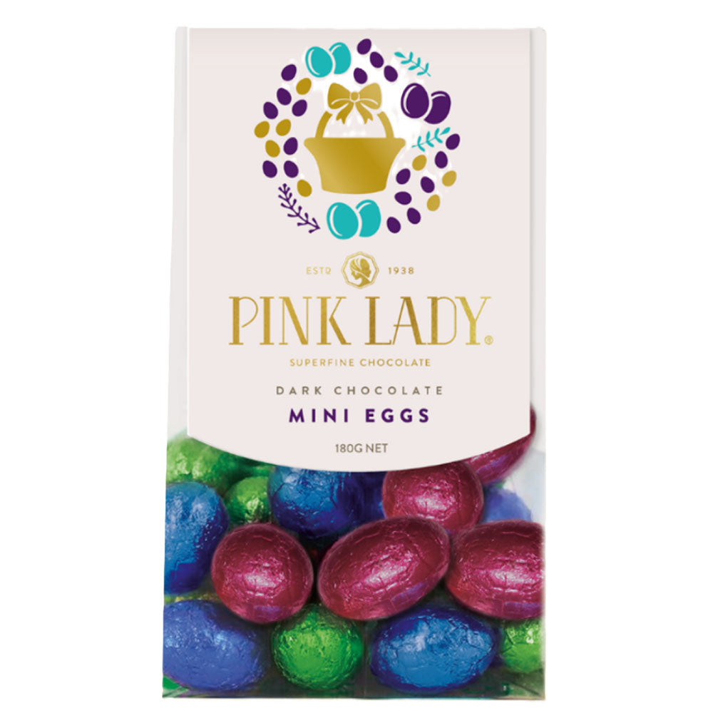 Rosa dame mini solid sjokolade egg 180g