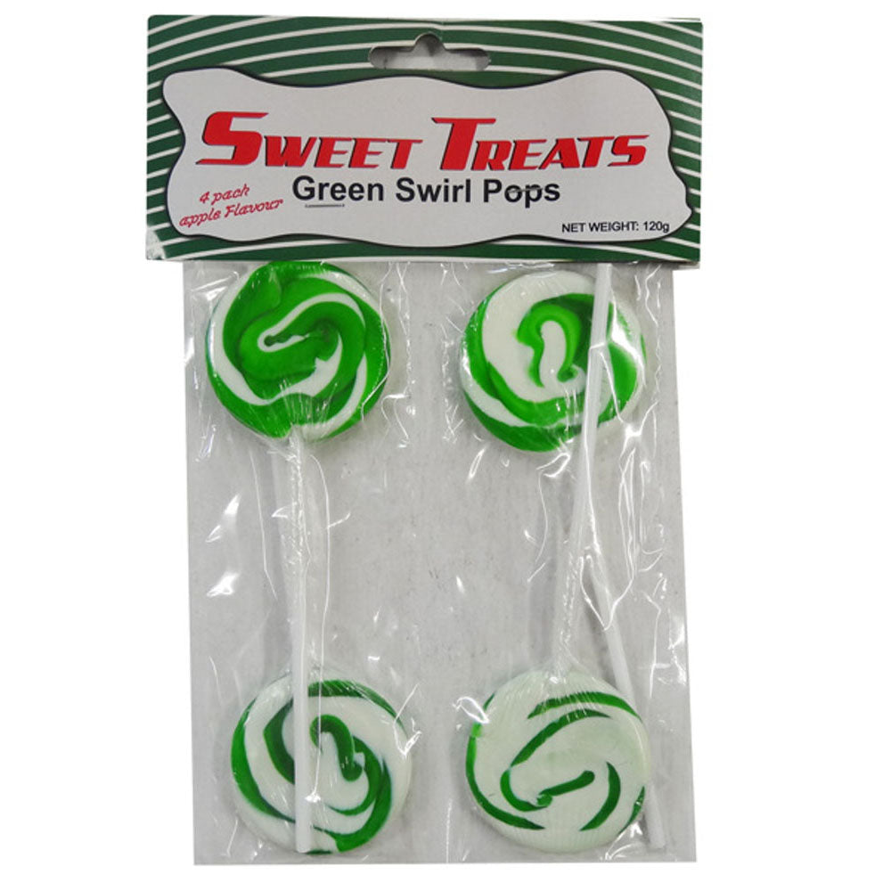 Sweet Treats påsar Swirl Pops 4PK (120G)