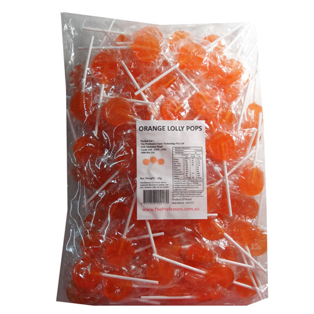 Søde godbidder flade pops 1 kg (ca. 125 pc)