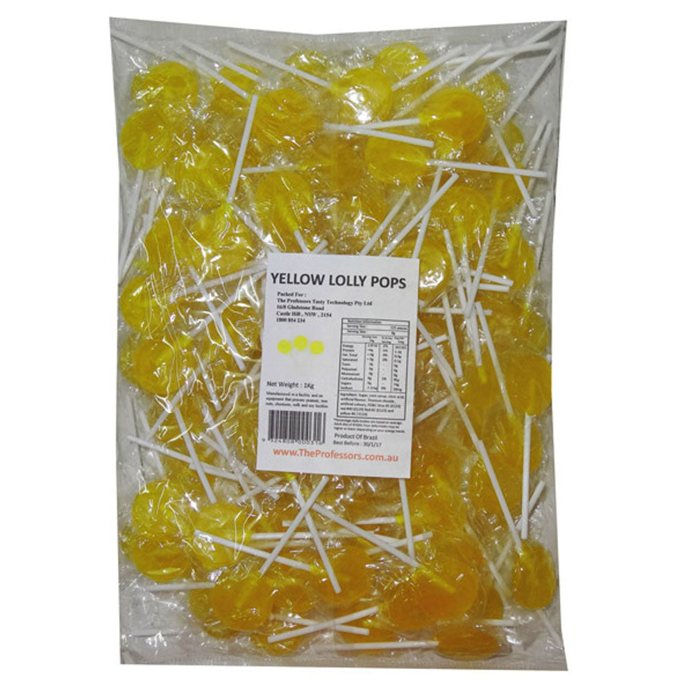 Søde godbidder flade pops 1 kg (ca. 125 pc)