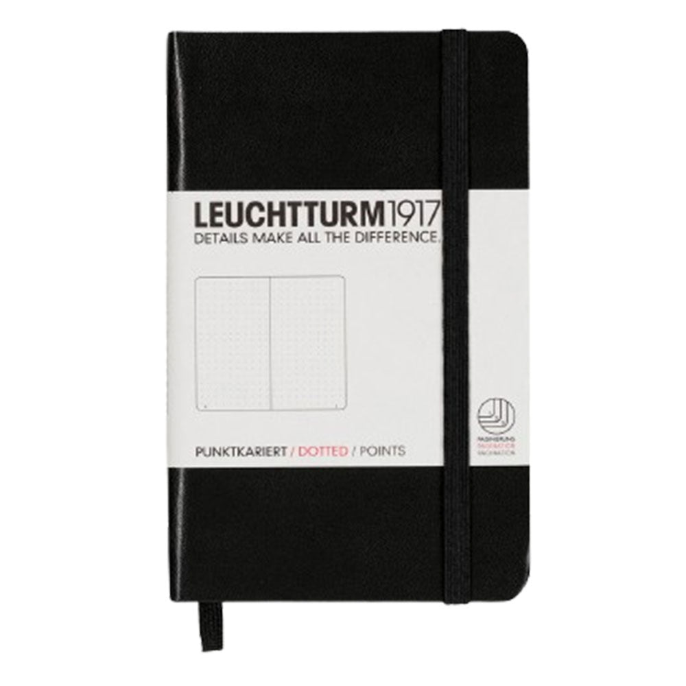 Reportero A6 Pocket Notepad con tapa dura (negro)