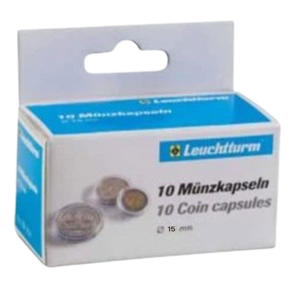 Leuchtturm møntkapsler 10pk (fra størrelse 10-19)