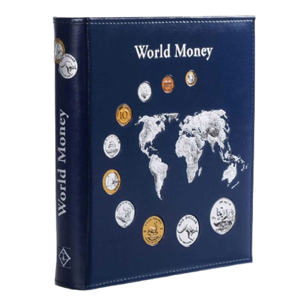 Optima 5-ark World Currency Album (Blue)