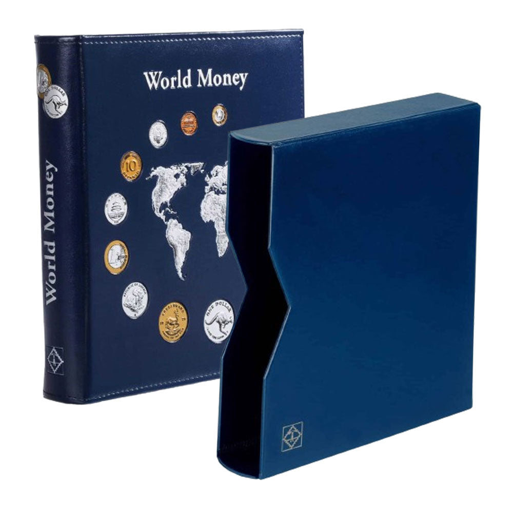 Optima 5-ark World Currency Album (Blue)