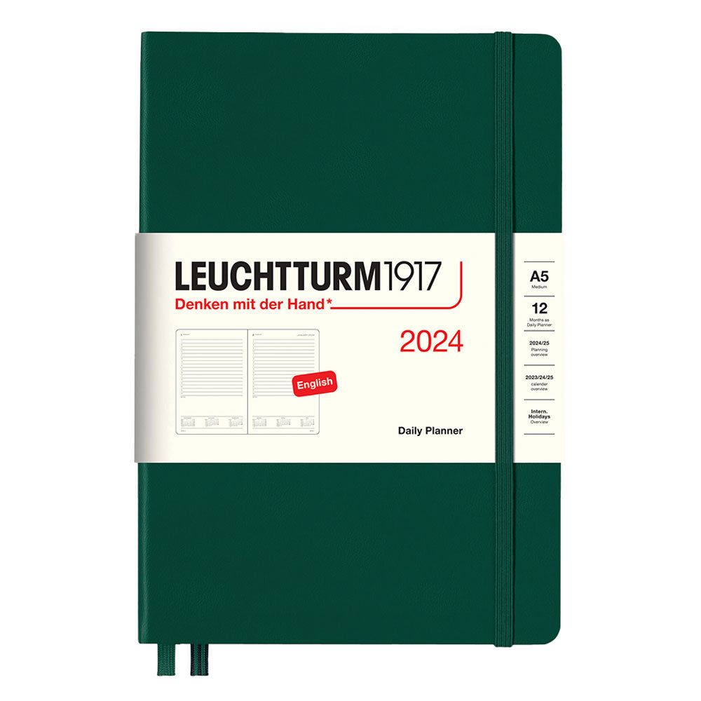 Pianificatore quotidiano Leuchtturm 2024 A5