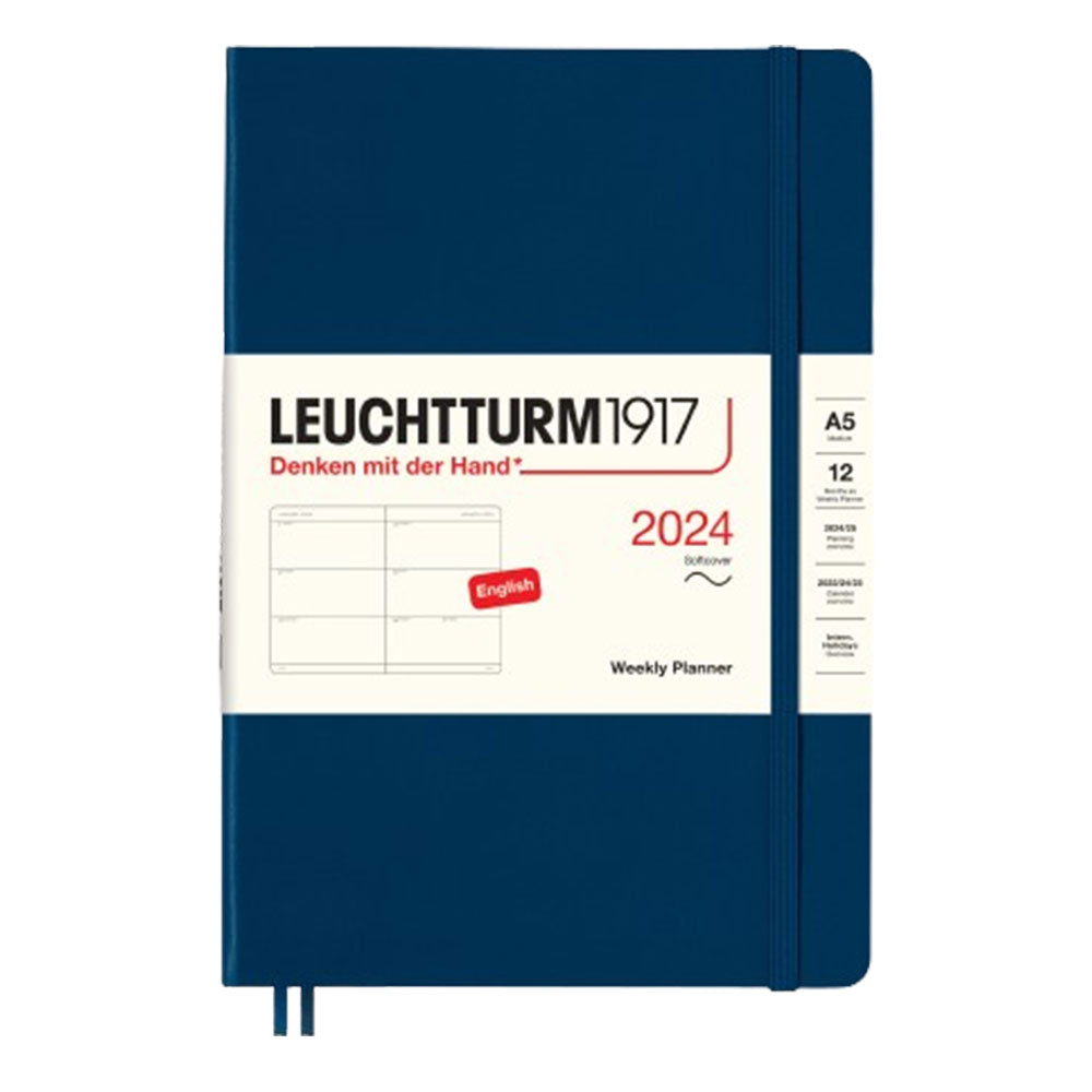 Leuchtturm 2024 A5 veckors planerare (softcover)