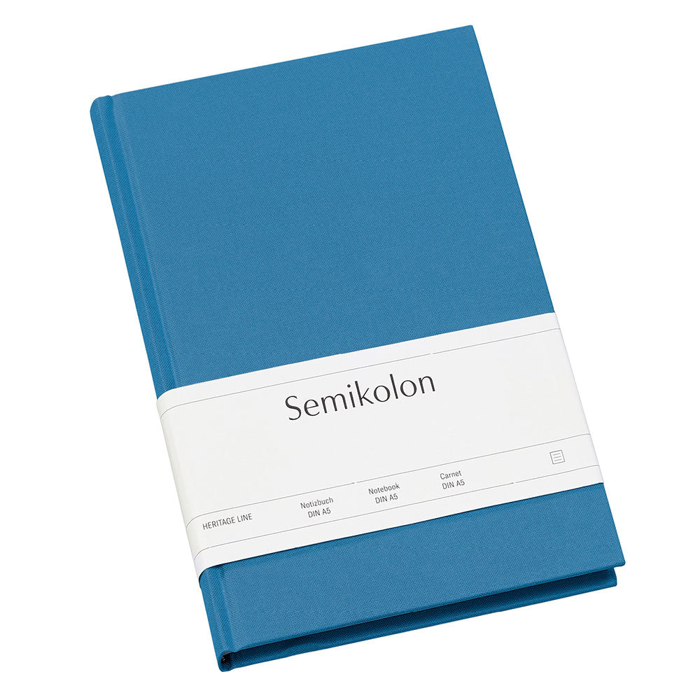 Semikolon Classic A5 styrede notesbog