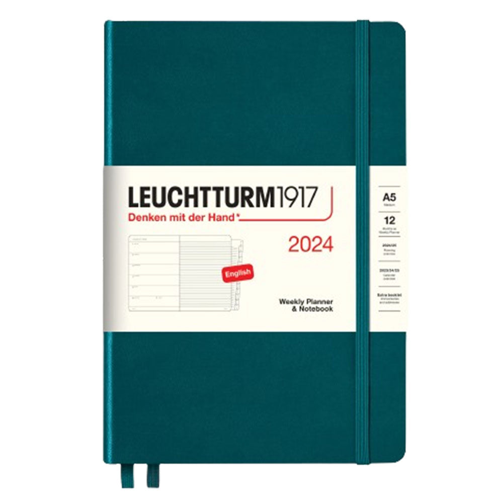 2024 A5 Uge Planner & Notebook med pjece