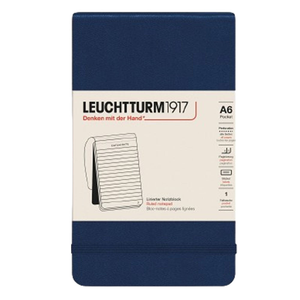 Reporter A6 184-Page Pocket Notepad (Navy)