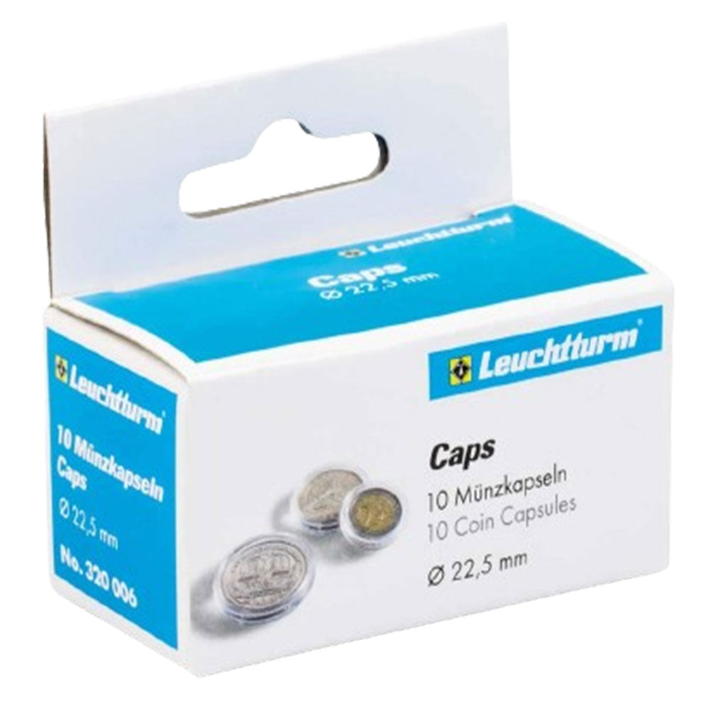 Leuchtturm Coin Capsules 10pk (från storlek 20-29)