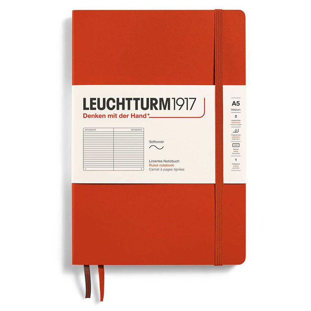 Leuchtturm softcover styrede notebook A5