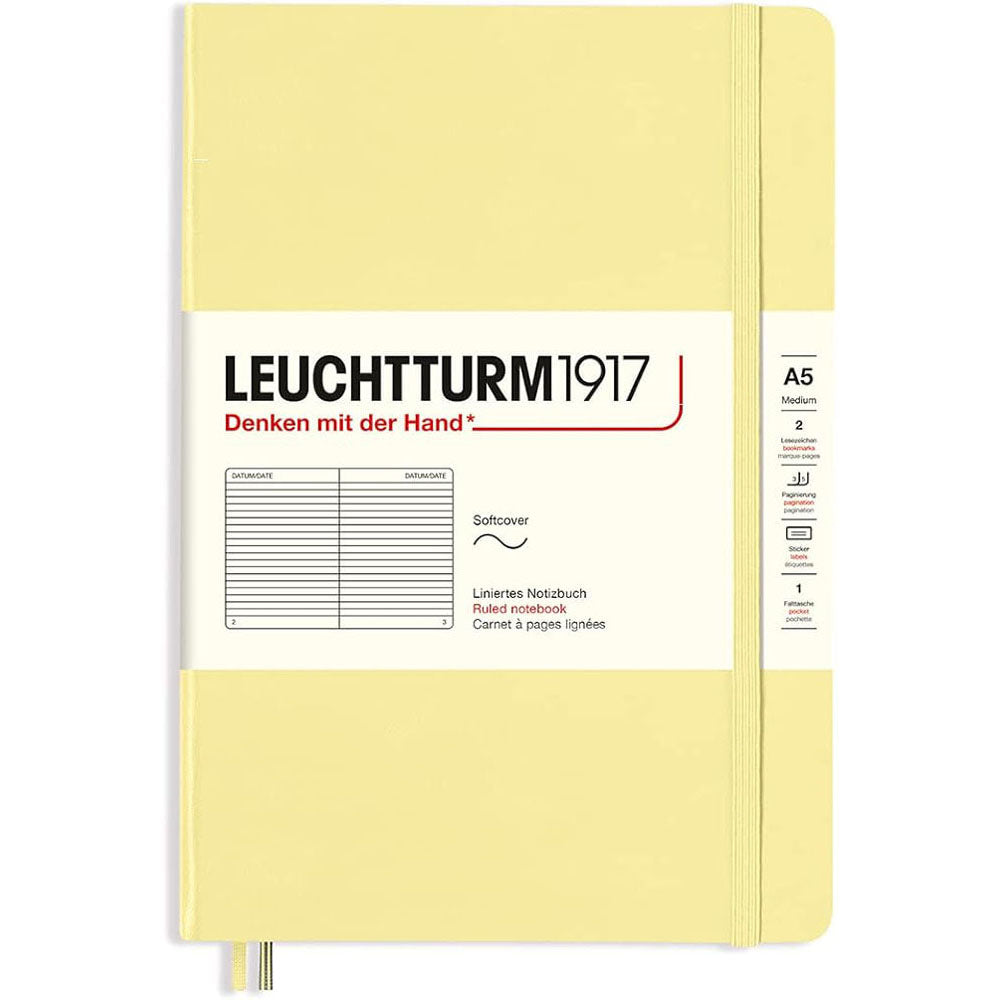 Leuchtturm Softcover Ruled Notebook A5