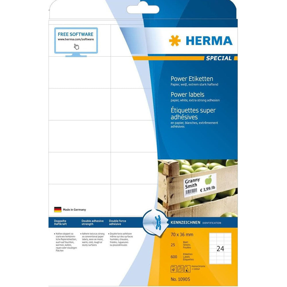 Herma Power mærker A4 25pc