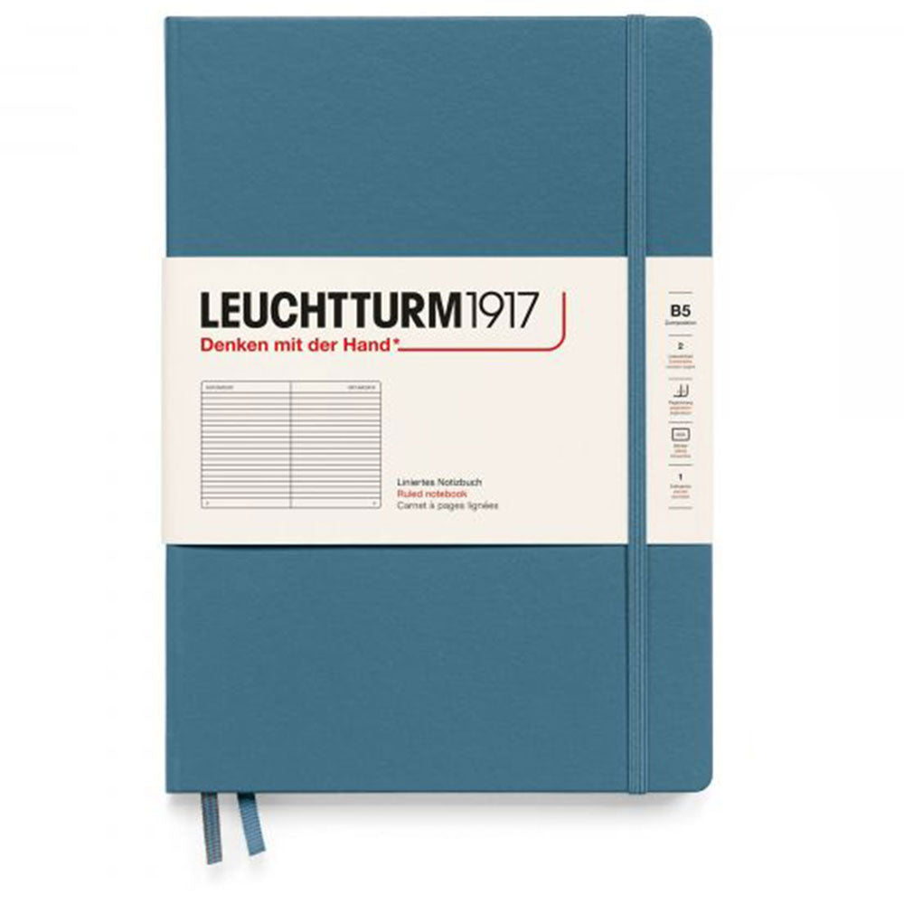 Leuchtturm HC Composition styrde anteckningsbok B5