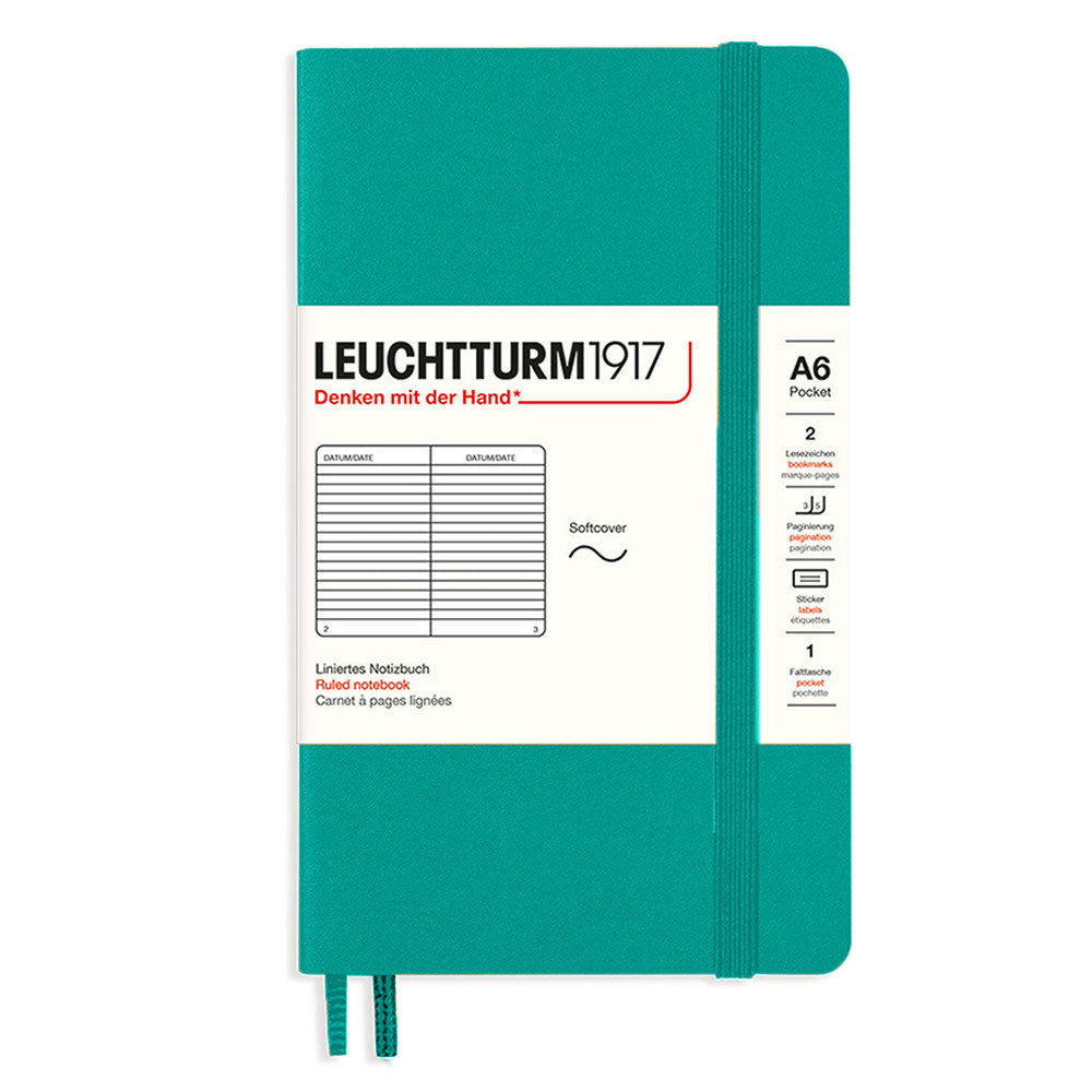 Leuchtturm Softcover Ruled Notebook A6