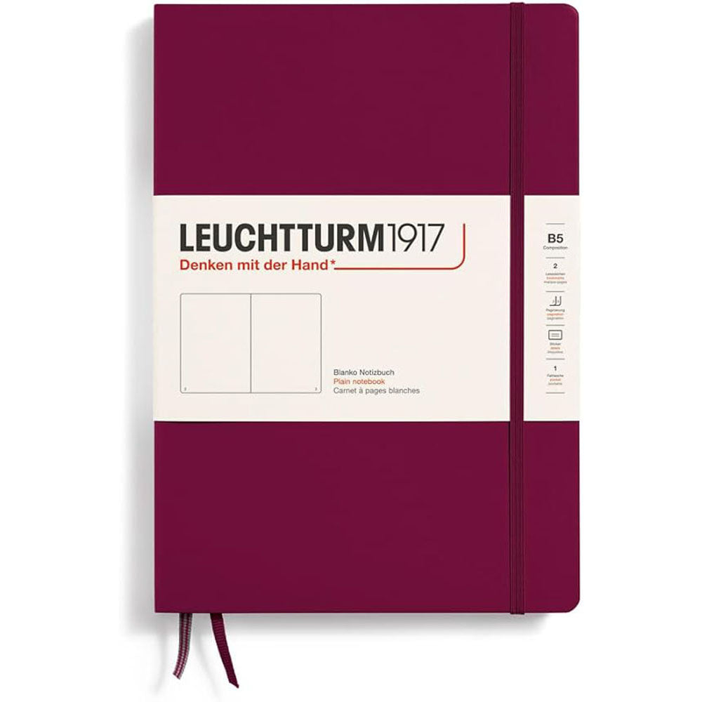 Leuchtturm HC Composition Plain Notebook B5 B5