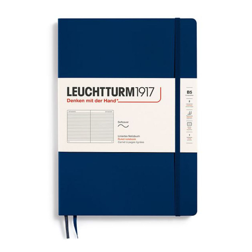 Leuchtturm SC -komposition styrede notesbog B5