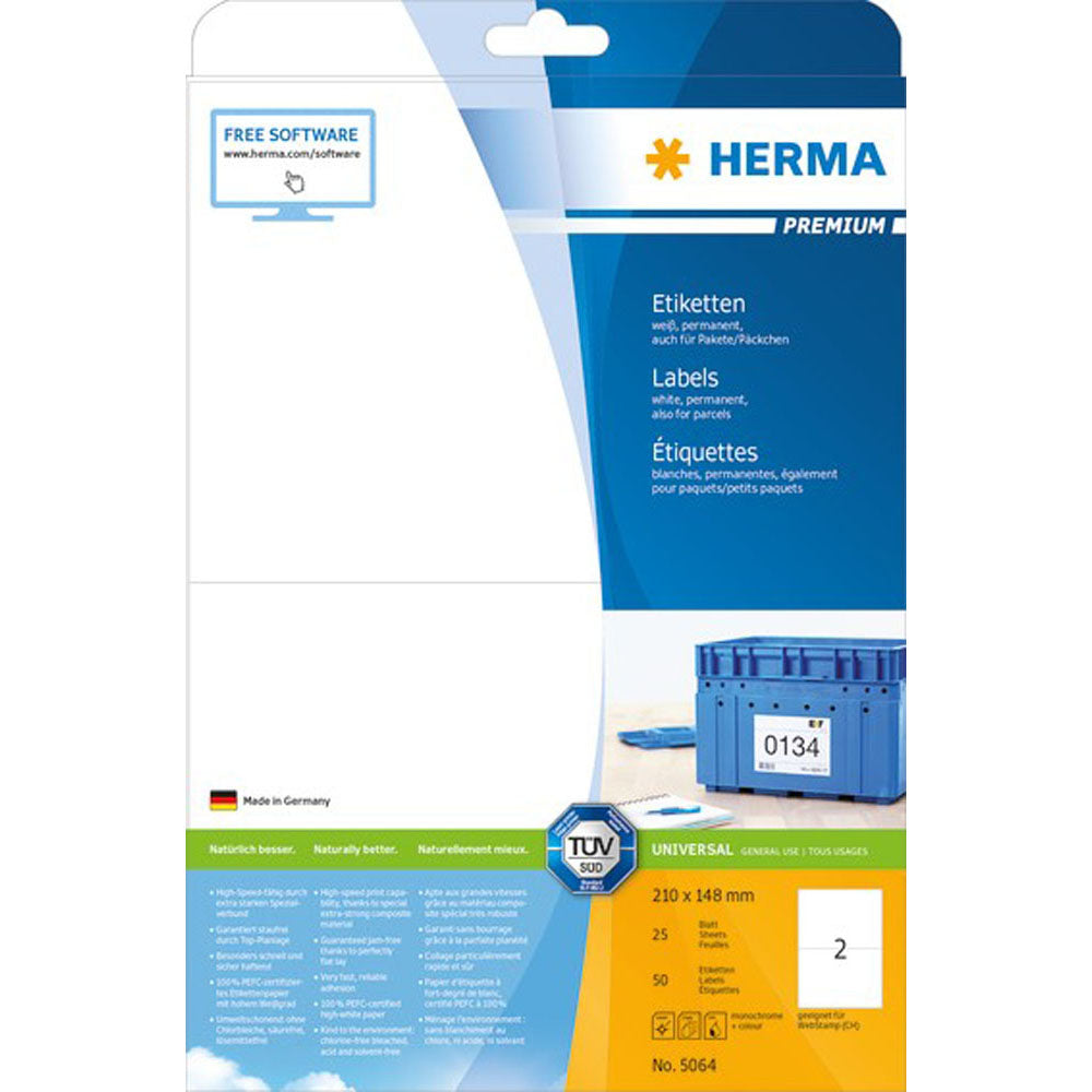 Herma Premium Etyels A4 210 mm 25pc