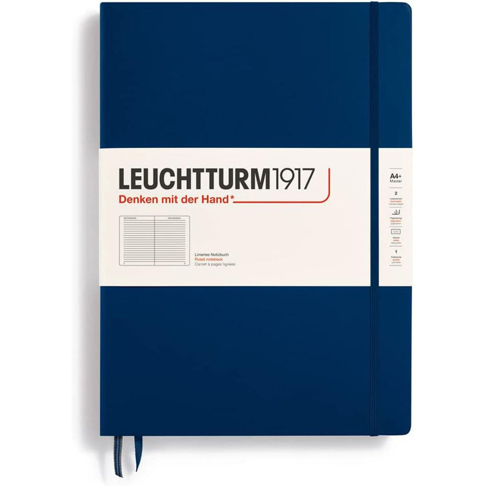 Leuchtturm HC Master Classic styrede notebook A4+