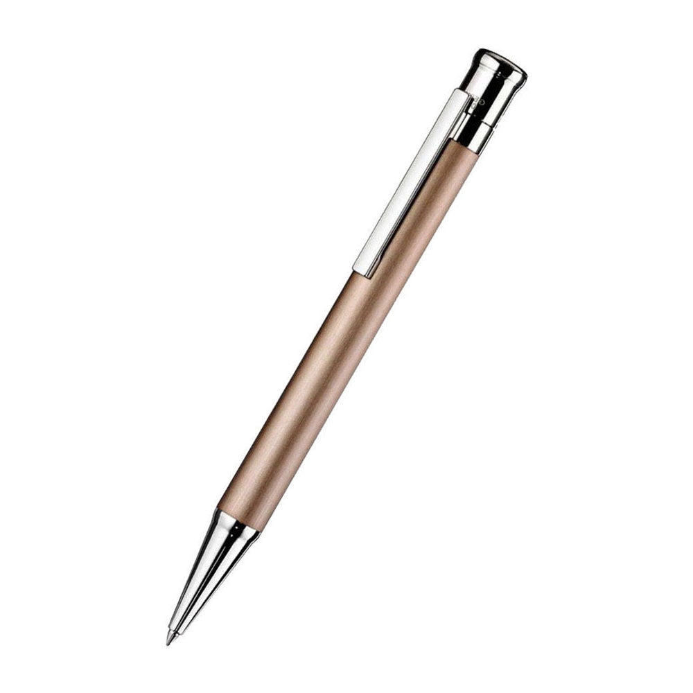 Otto Hutt D4 Plat-Plated Ballpen Satin Sand Pattern