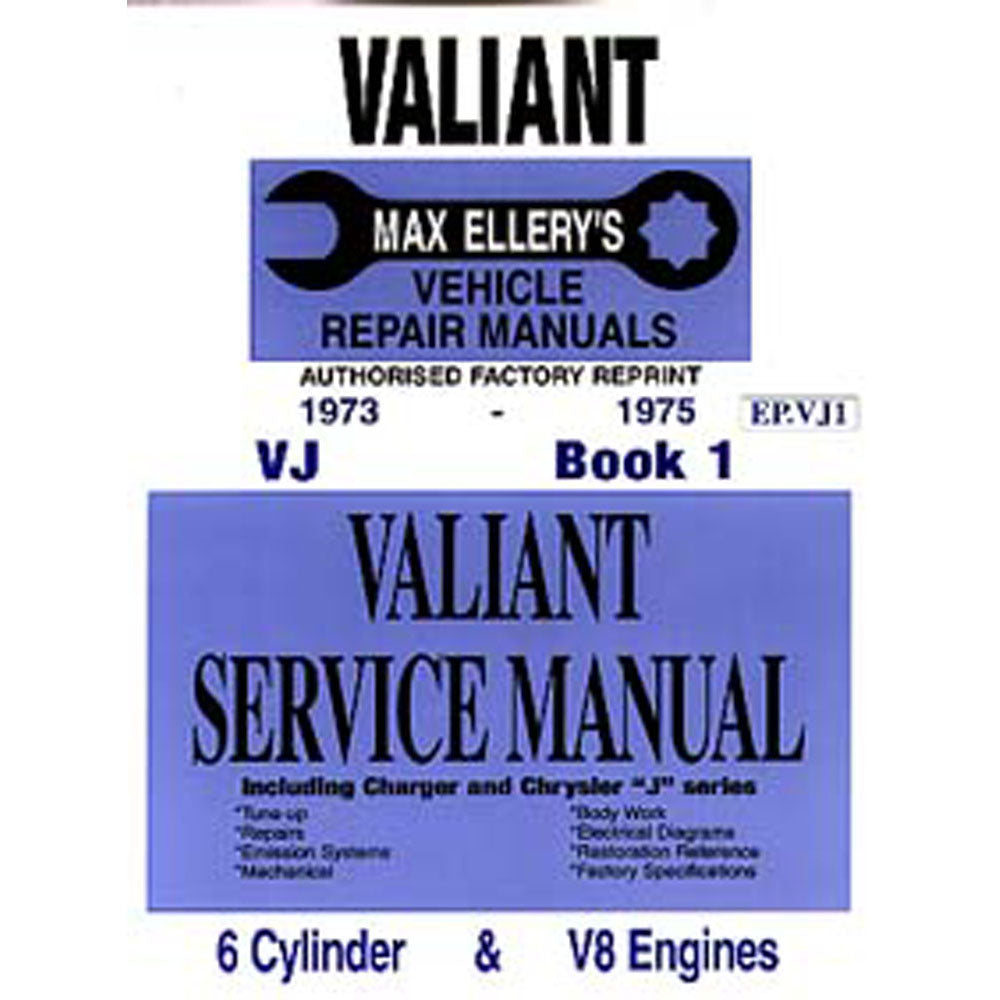 Valiant 1973-1975 VJ Series Service Manual