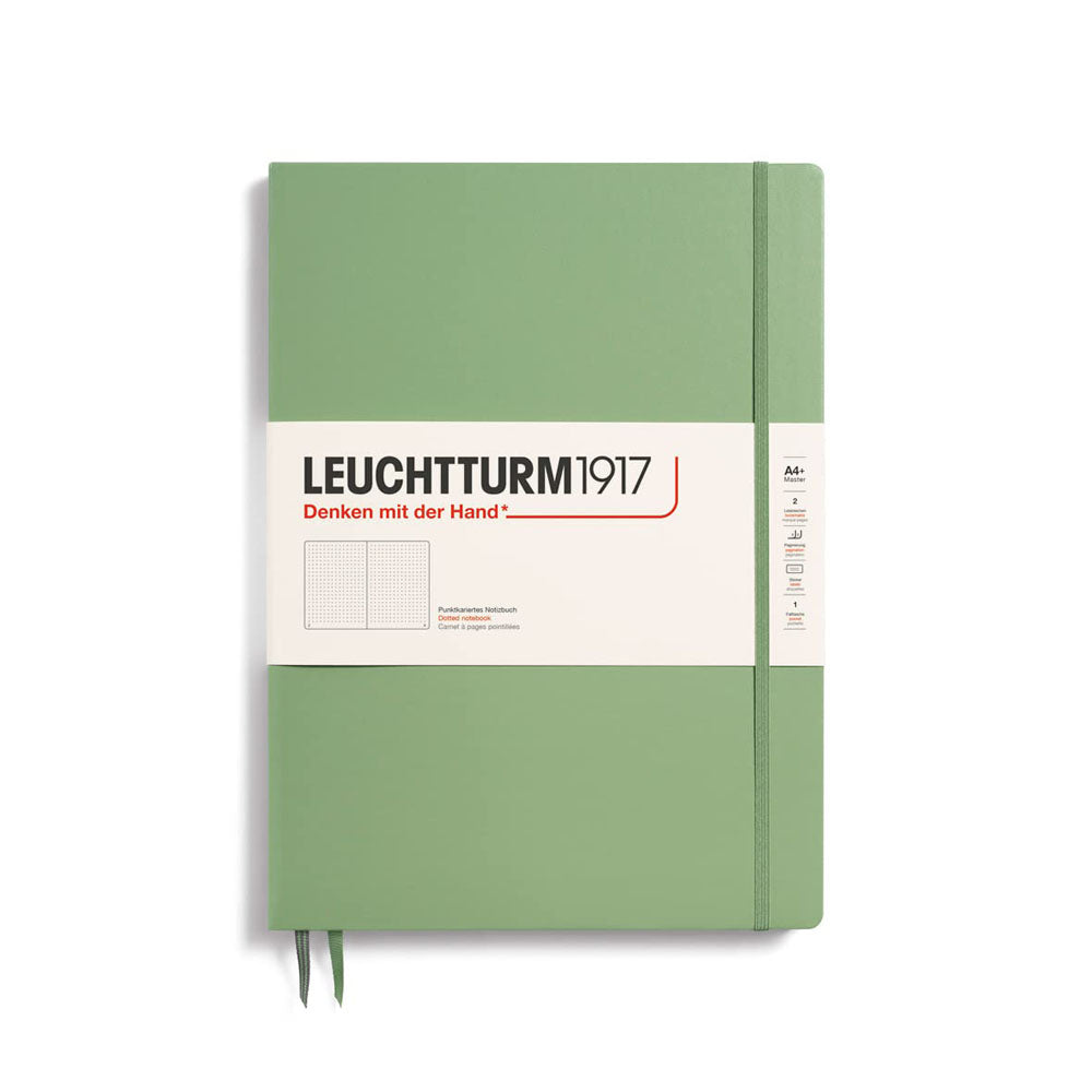 Leuchtturm HC Master Slim prikket notebook A4+