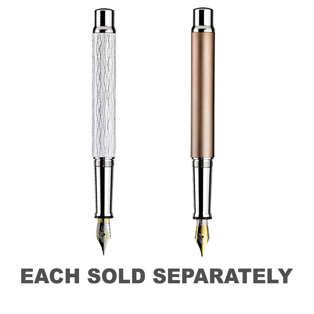 Otto Hutt D4 Plat-Plated Fountain Pen