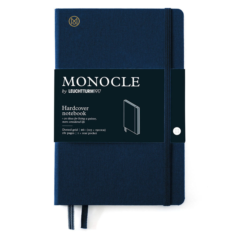 Monocle w twardej oprawie akordeon kropkowane notebook B6+