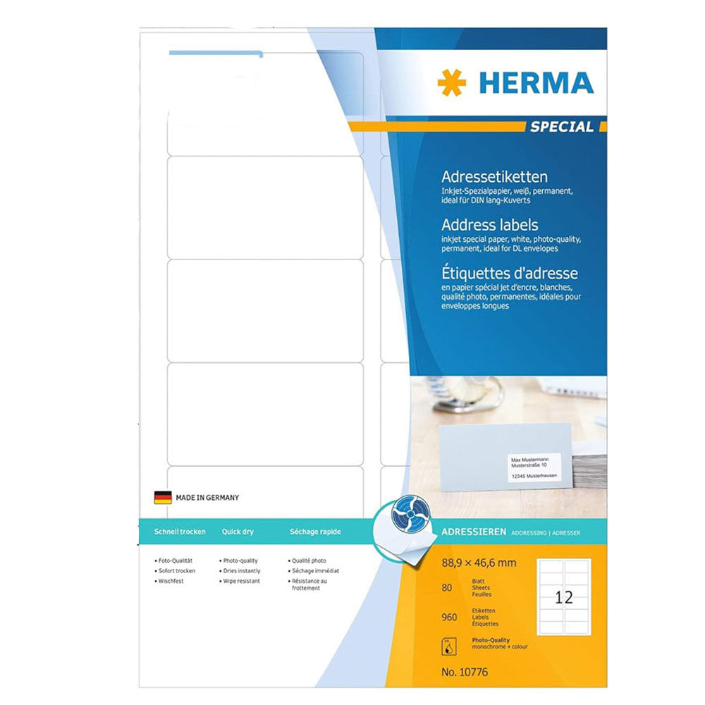 Herma Inkjet Etykiety A4 80PC (biały)