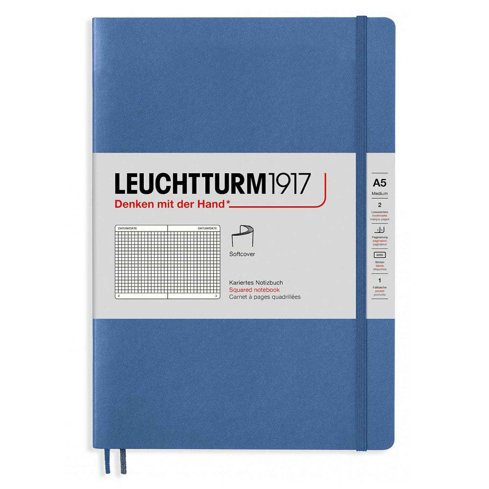 Leuchtturm SoftCover Squared Notebook A5