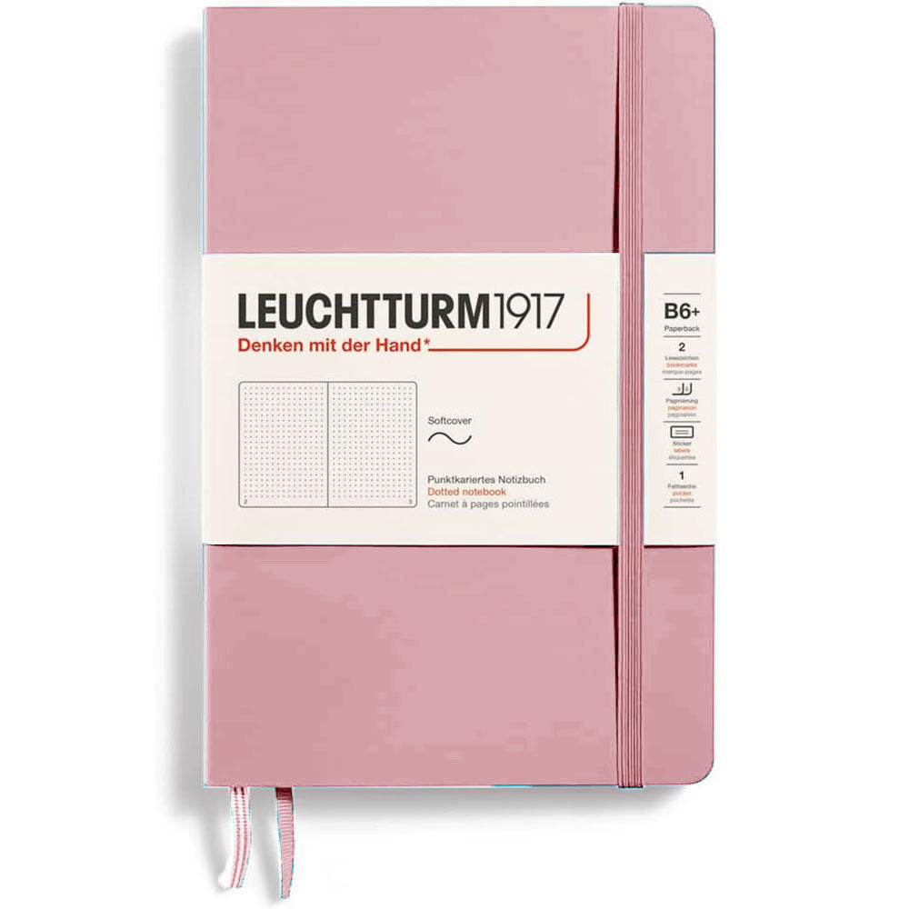 Leuchtturm SC Paperback prikket B6+ notebook123pg