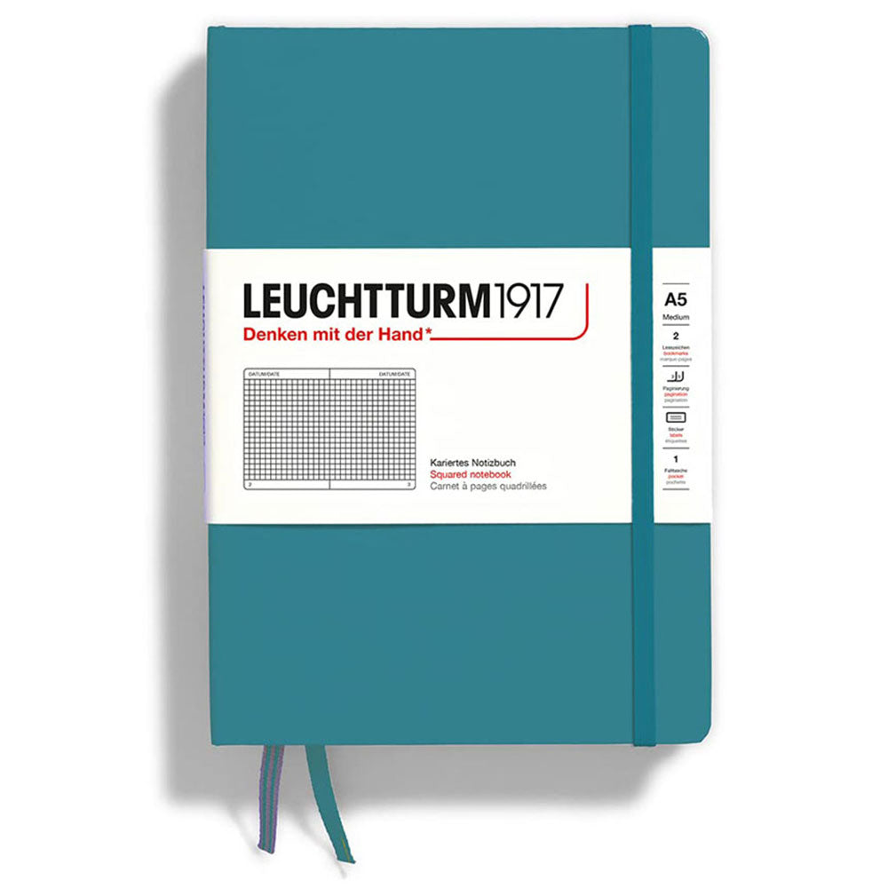 Leuchtturm w twardej oprawie notatnik A5 (niebieski)