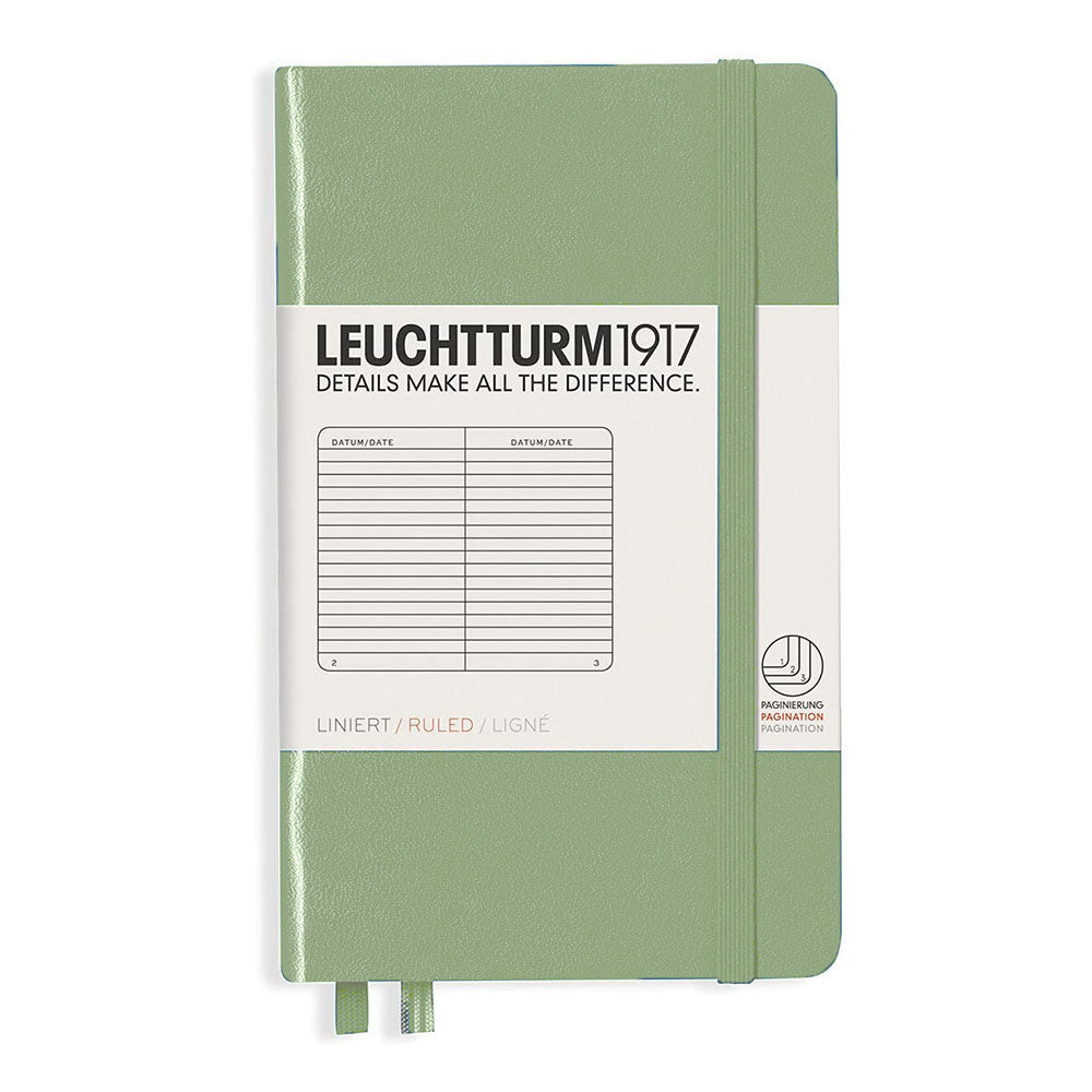 Leuchtturm Hardcover styrede notebook A6