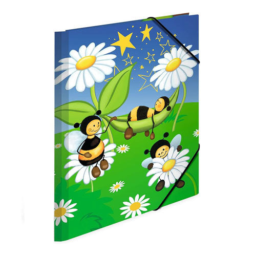 Herma Elasticated Cardboard Folder Bees Meadow