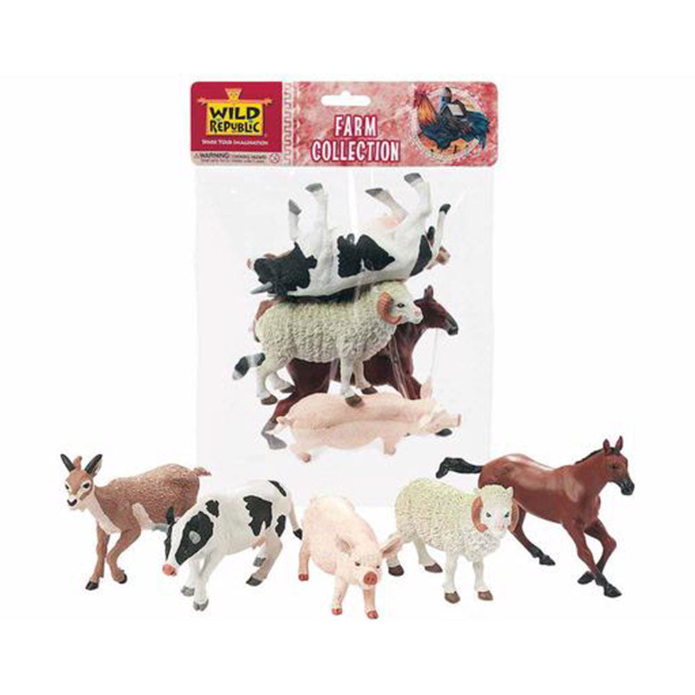 Wild Republic Polybag Animal Figurines 5 pcs