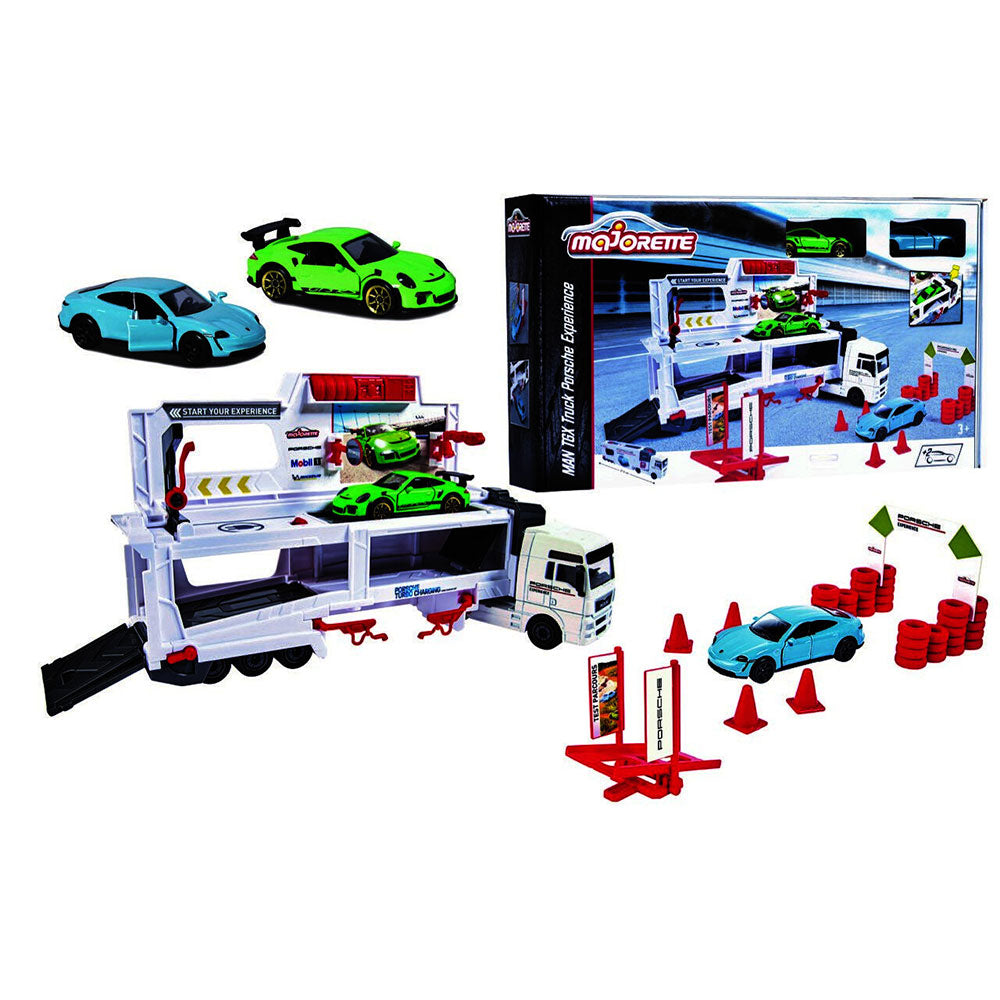 Majorette Man TGX Porsche Experience Truck Set