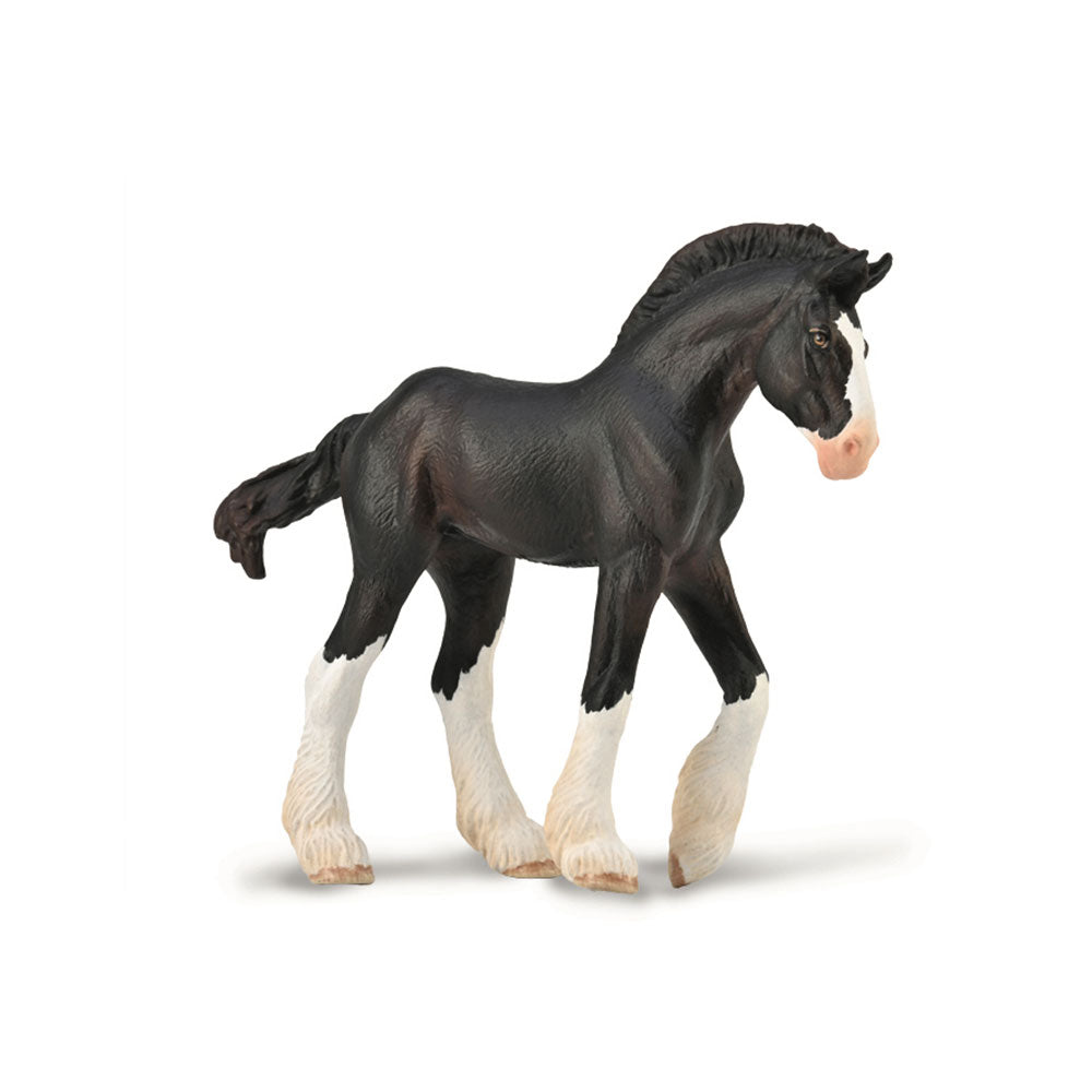 Figure de poulain collection Clydesdale (milieu)