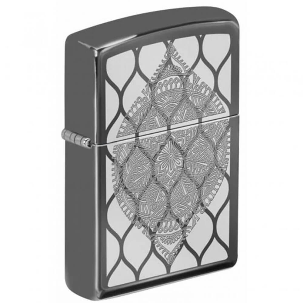 Zippo Black Ice Design lettere