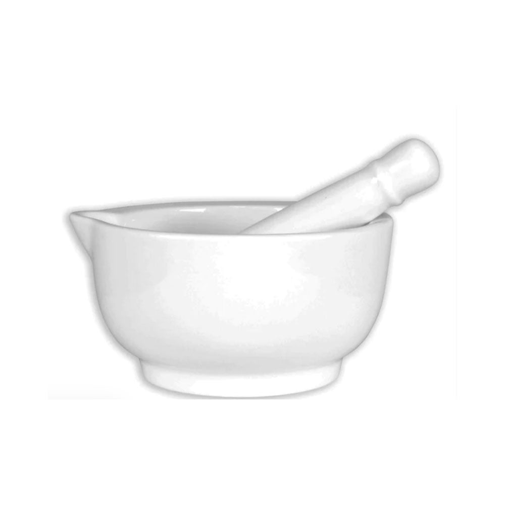 Wilkie New Bone Porcelain Morta i Pestle