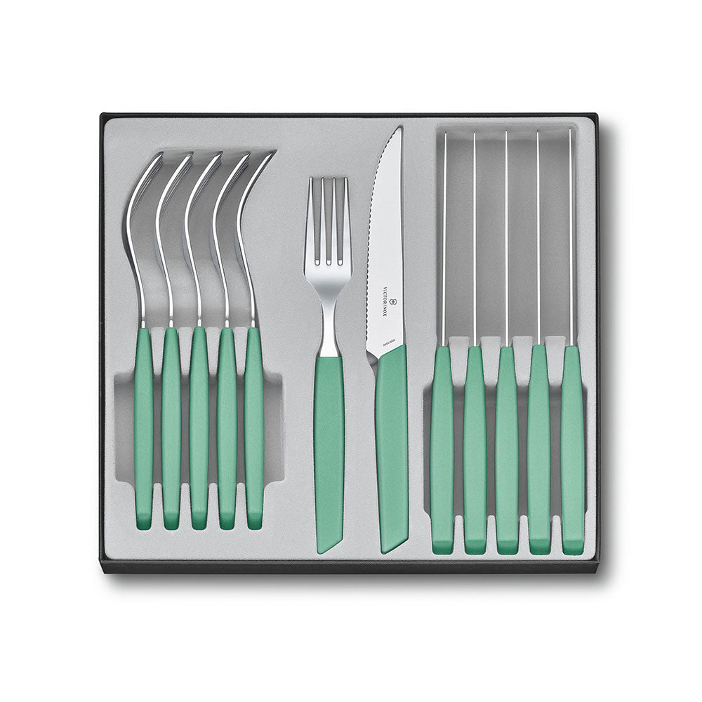 Ensemble de couteaux de steak moderne victorinox Swiss (menthe)