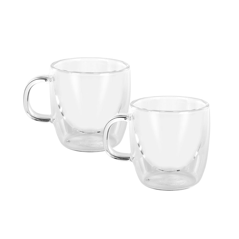 Avanti Caffee Manico Glass de doble pared (juego de 2)