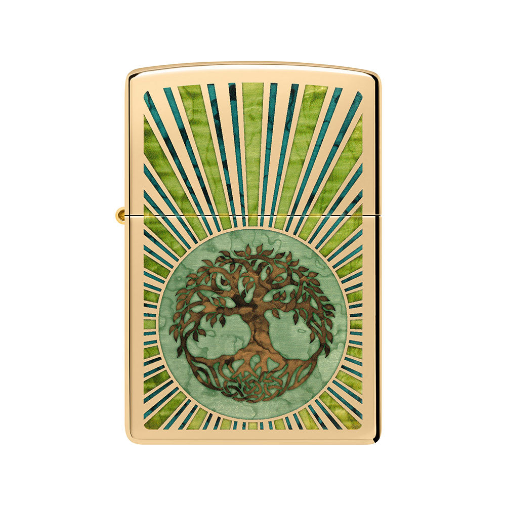 Zippo design espiritual isqueiro à prova de vento