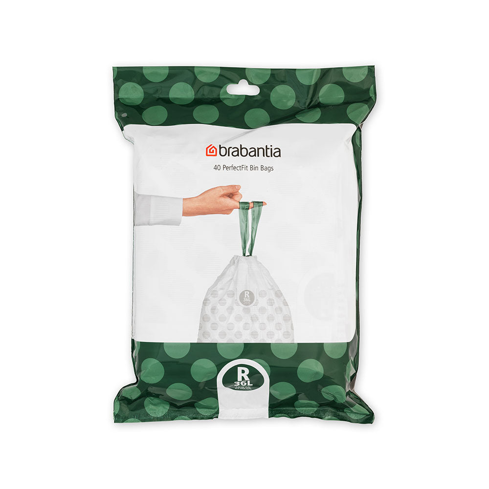 Pacote de dispensador de perfeitaffit de Brabantia com 40 sacolas