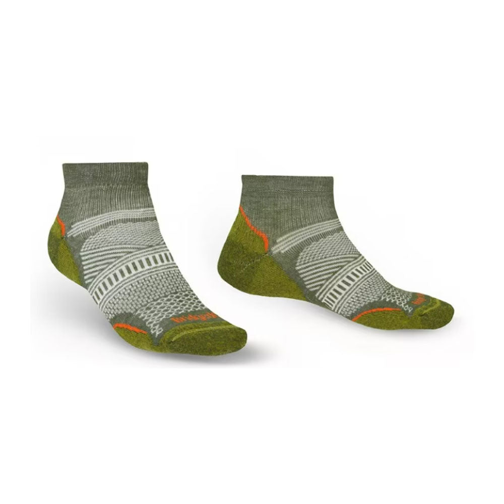 Low Cut Hike Ultralight T2 Coolmax Socks (Green)