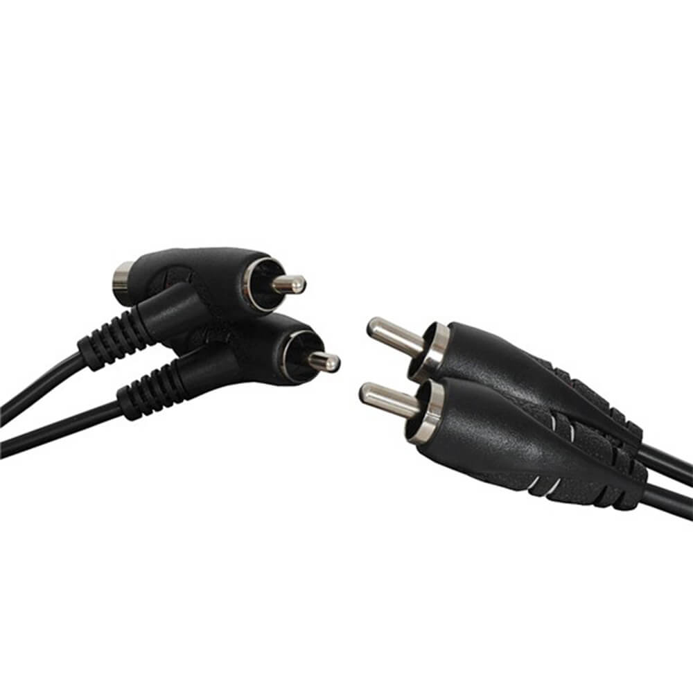 Audiokwat (RCA 2Plug tot 2Plug Pig/B)