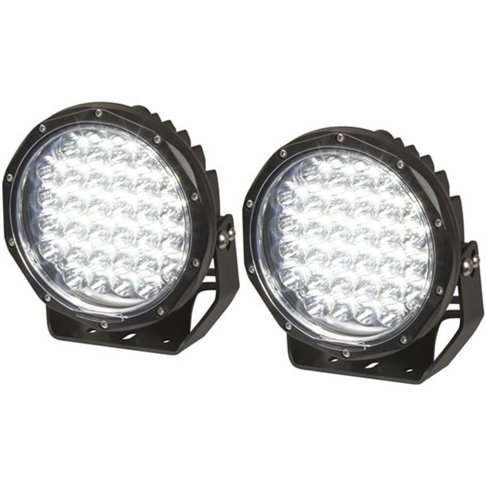 PowerTech Solid LED Driving Lights IP68 Black (par)