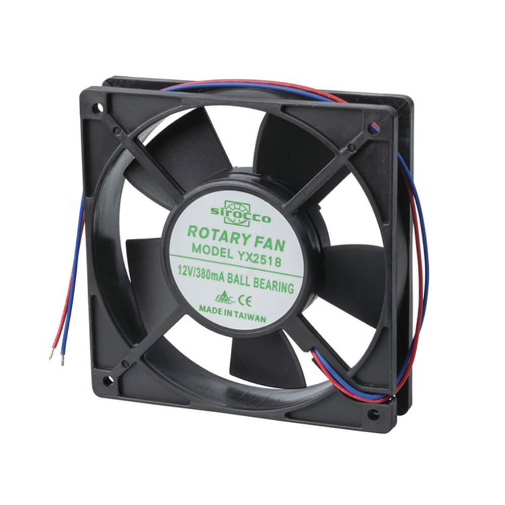 Sirocco Thin Ball Bearing Cooling Fan 12VDC