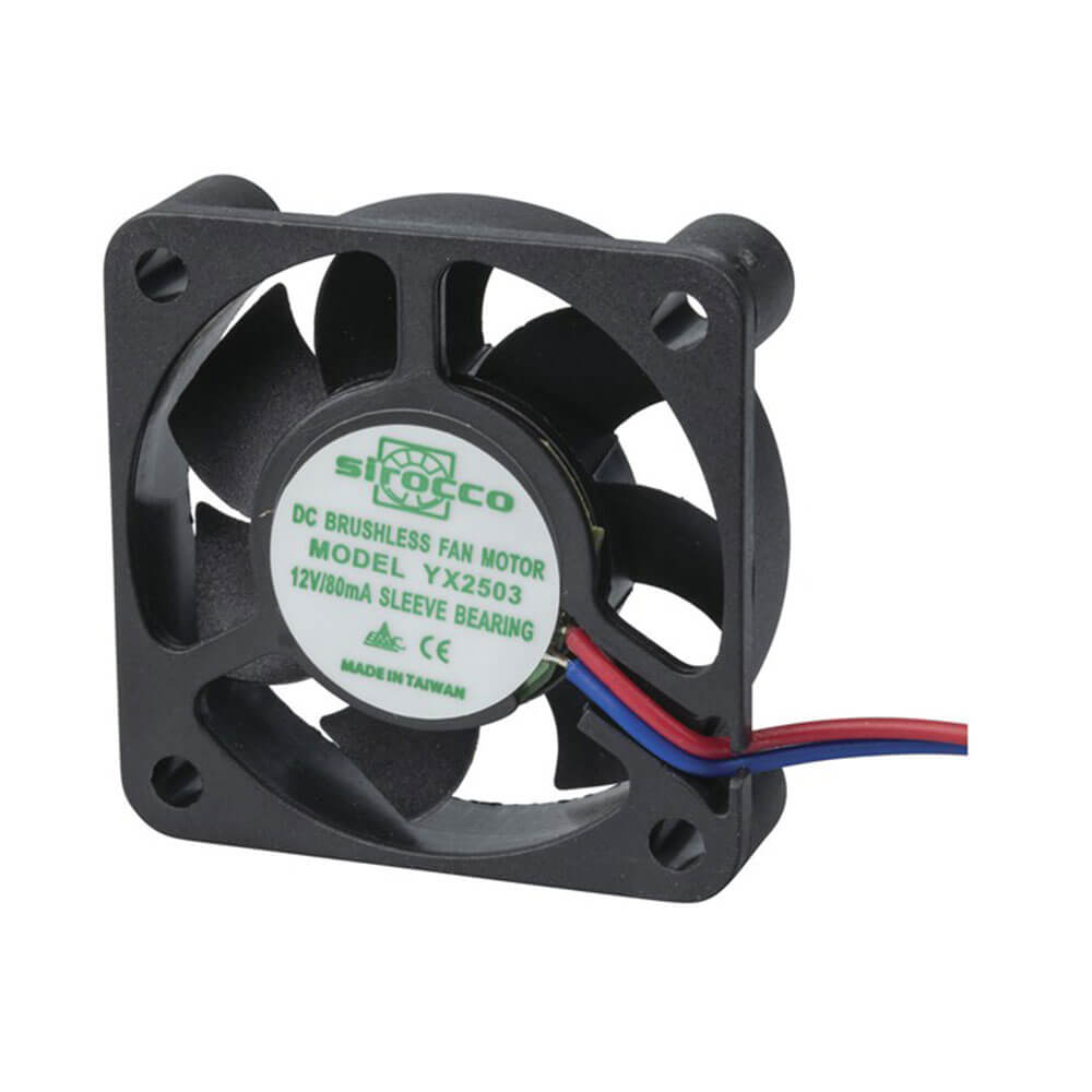 Ventilateur de roulement à manches de fil Sirocco (12VDC)