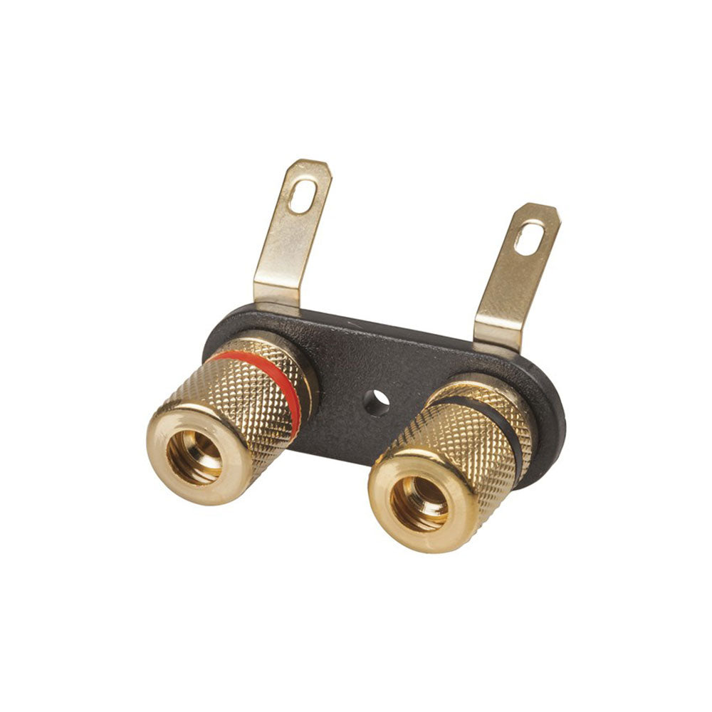 2-Way Banana Screw Terminal (Gold)