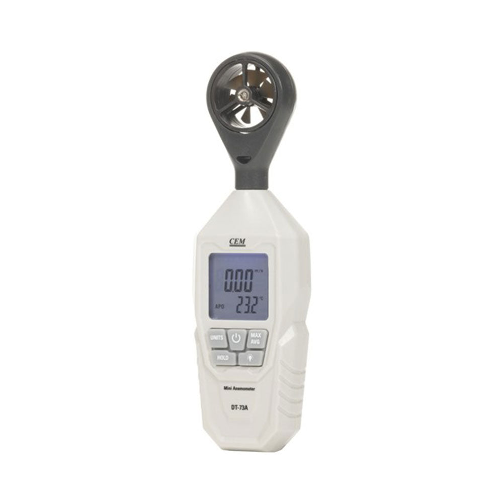 Hand-held Anemometer with Temperature